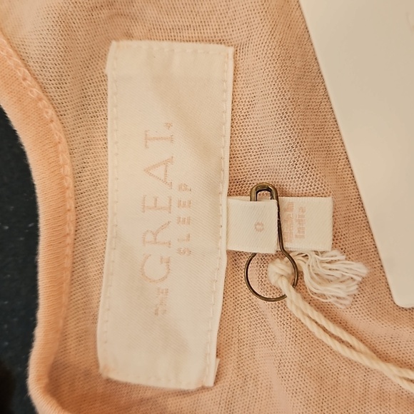 💕THE GREAT💕 The Slip Sleeper Jumpsuit ~ Rose Dust Size 0 XS NWT - Picture 10 of 13
